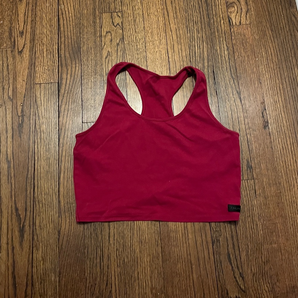 Alphalete Red Racerback Sports Bra